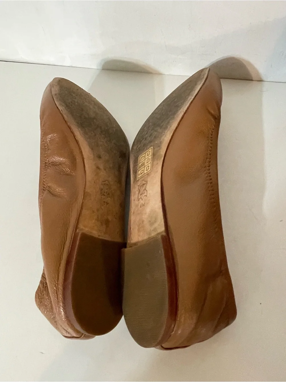 Tory Burch Benton Travel Ballet in Tan